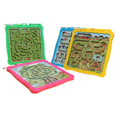 ROHS Eco Preschool Educational Toys Magnetic Drawing Board With Rolling Beads