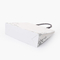 Custom Matt Glossy Laminated White Art Paper Gift Bag With Handles For Shopping
