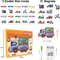 Preschool Kids Magnetic Jigsaw Puzzle Toys Engineering Vehicles For Age 4-8 40Pcs